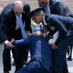 Biden Accidentally Falls During Air Force Graduation